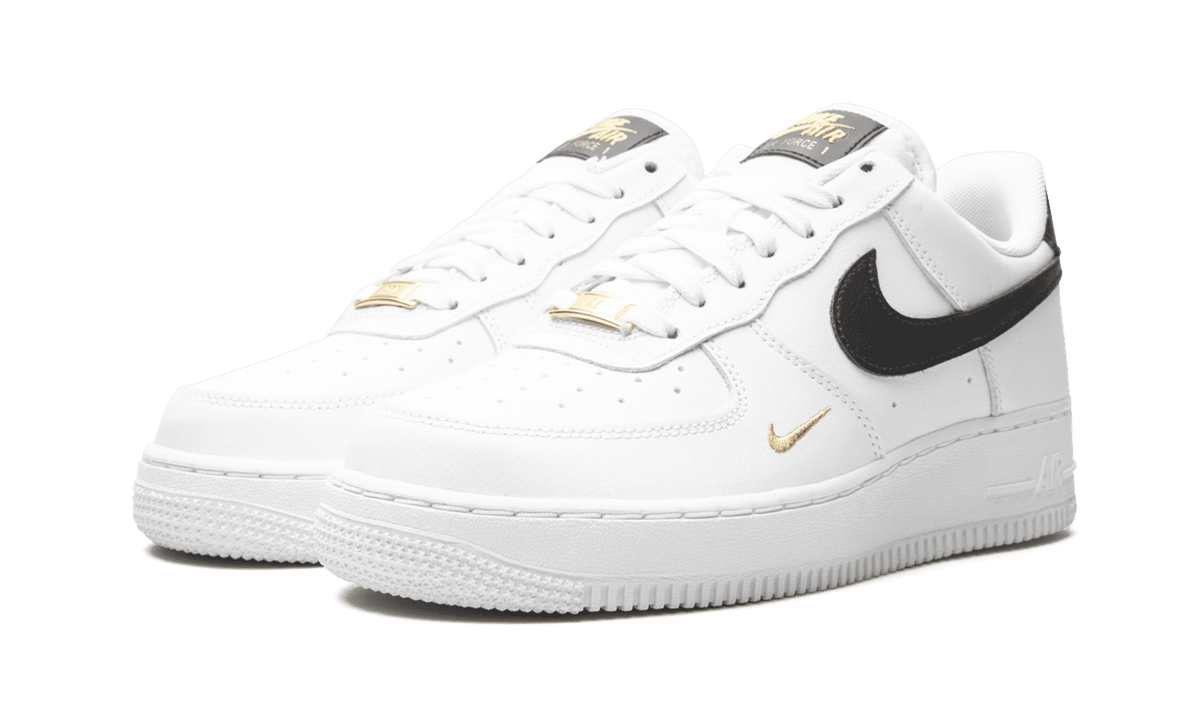 NIKE WOMENS AIR FORCE 1 LO ESSENTIAL MNS Womens "White / Black / Gold" CZ0270 102 CZ0270 102 from Stadium Goods