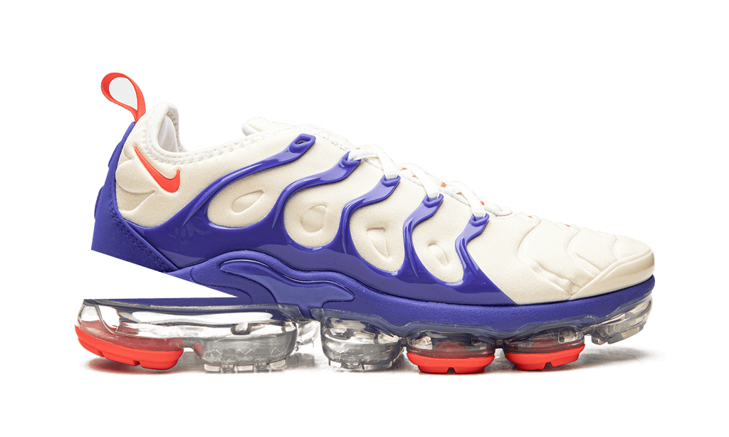 NIKE MENS Air Vapormax Plus "Coconut Milk / Hyper Royal" DM8317 100 from Stadium Goods