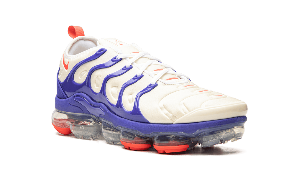 NIKE MENS Air Vapormax Plus "Coconut Milk / Hyper Royal" DM8317 100 from Stadium Goods