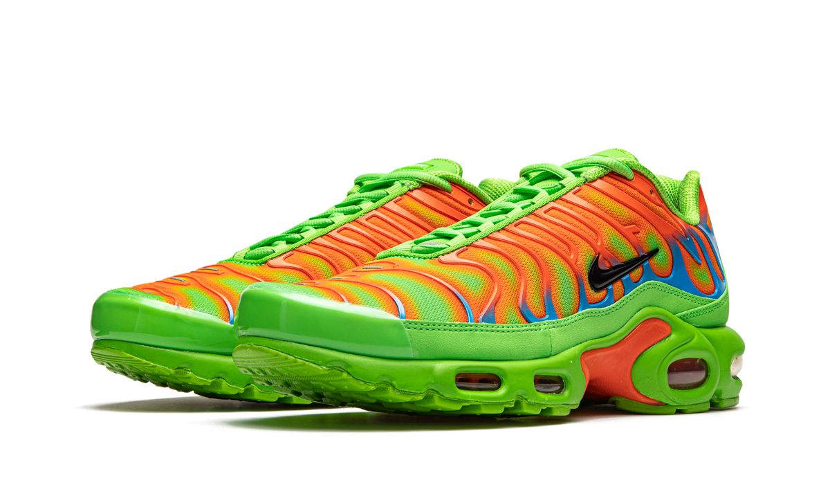 NIKE MENS Air Max Plus TN "Supreme - Green / Orange" DA1472 300 from Stadium Goods