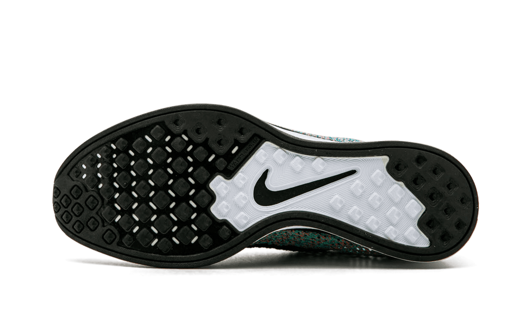 NIKE MENS Flyknit Racer "Multi-Color 2.0" 526628 304 from Stadium Goods