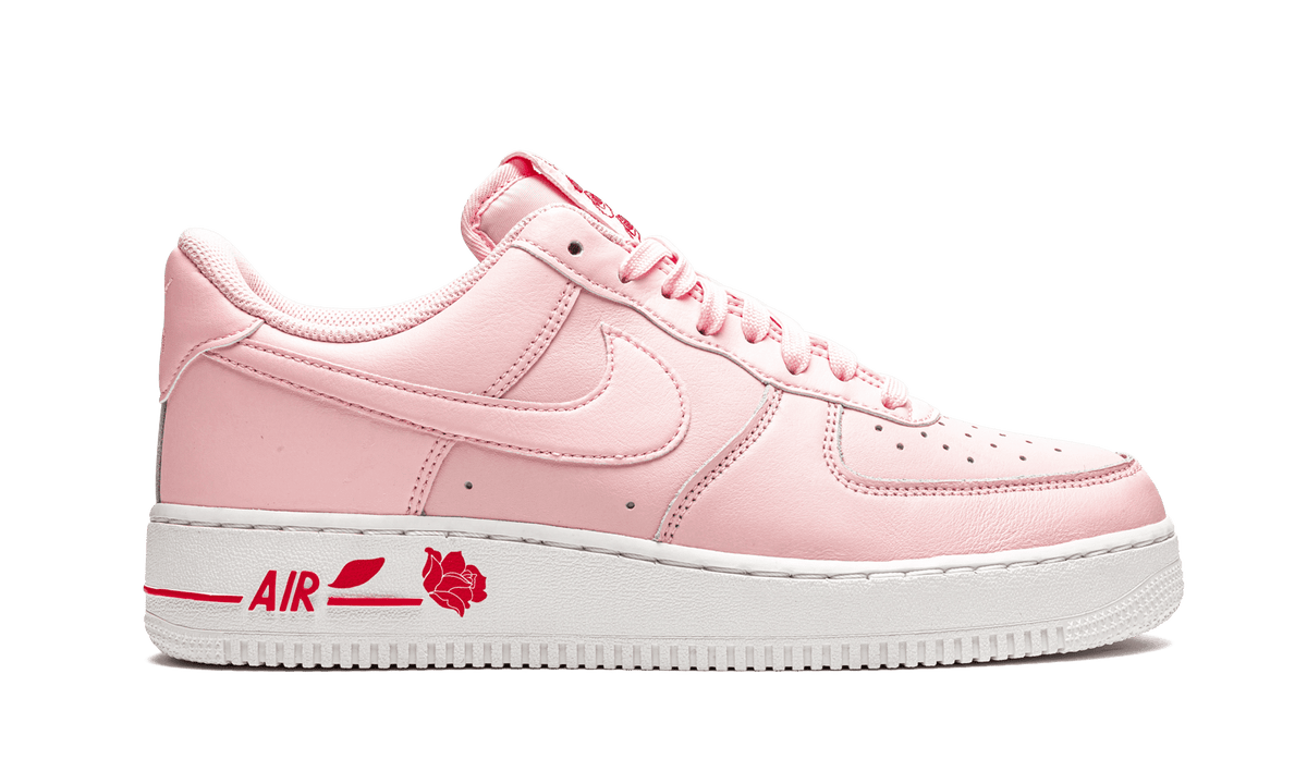 NIKE MENS Air Force 1 '07 LX "Thank You Plastic Bag - Pink Foam" CU6312 600 from Stadium Goods
