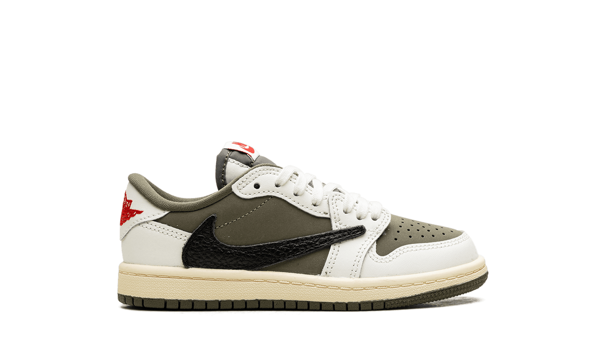 Jordan PRE SCHOOL Air Jordan 1 Retro Low OG SP PS "Travis Scott - Medium Olive" DO5442 200 from Stadium Goods