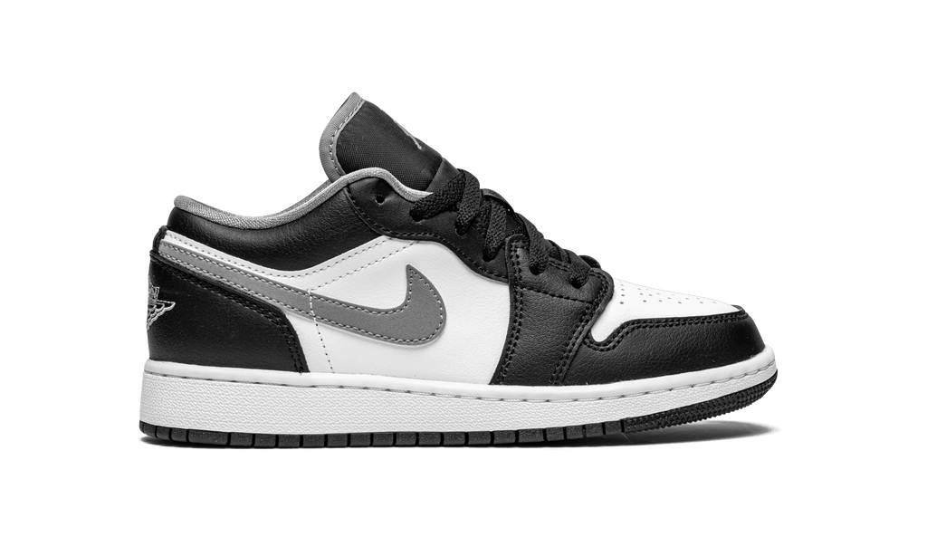 JORDAN GRADE SCHOOL Air Jordan 1 Low GS "Black / Grey / White" 553560 040 from Stadium Goods