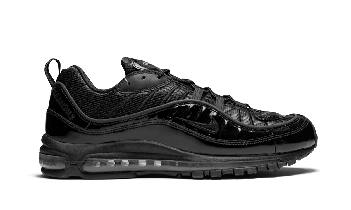 NIKE MENS Air Max 98 "Supreme - Black" 844694 001 from Stadium Goods