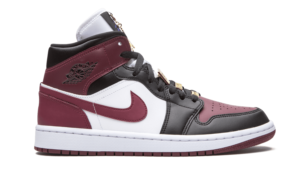 JORDAN WOMENS AIR JORDAN 1 MID SE Womens "Gold Pendants" CZ4385 016 CZ4385 016 from Stadium Goods