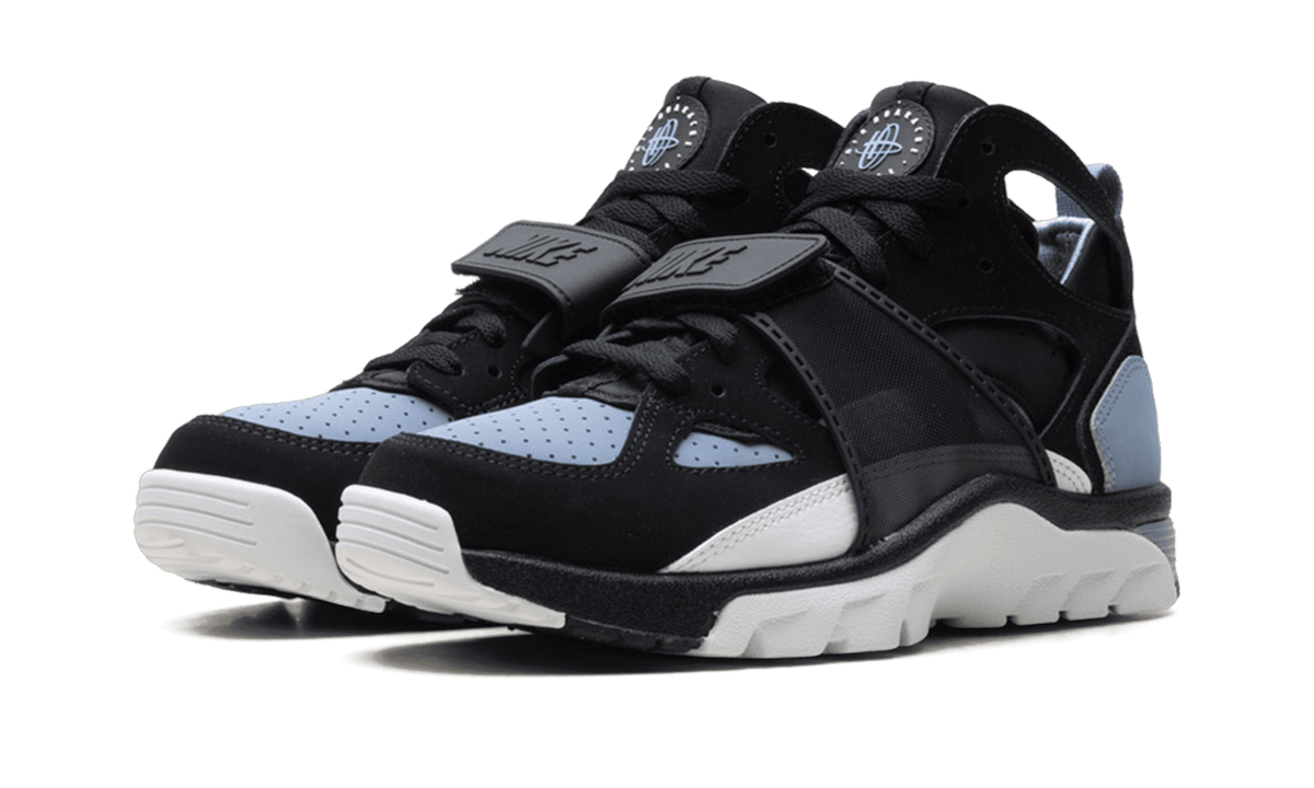 NIKE MENS Air Trainer Huarache "Cool Blue / Black" IH4470 001 from Stadium Goods