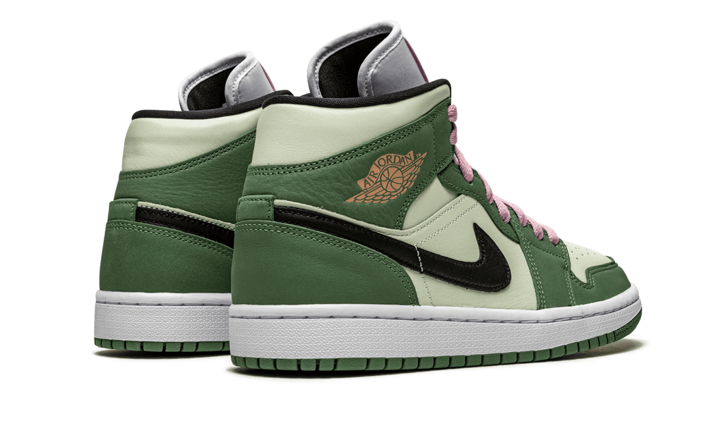 JORDAN WOMENS AIR JORDAN 1 MID SE Womens "Dutch Green" CZ0774 300 CZ0774 300 from Stadium Goods