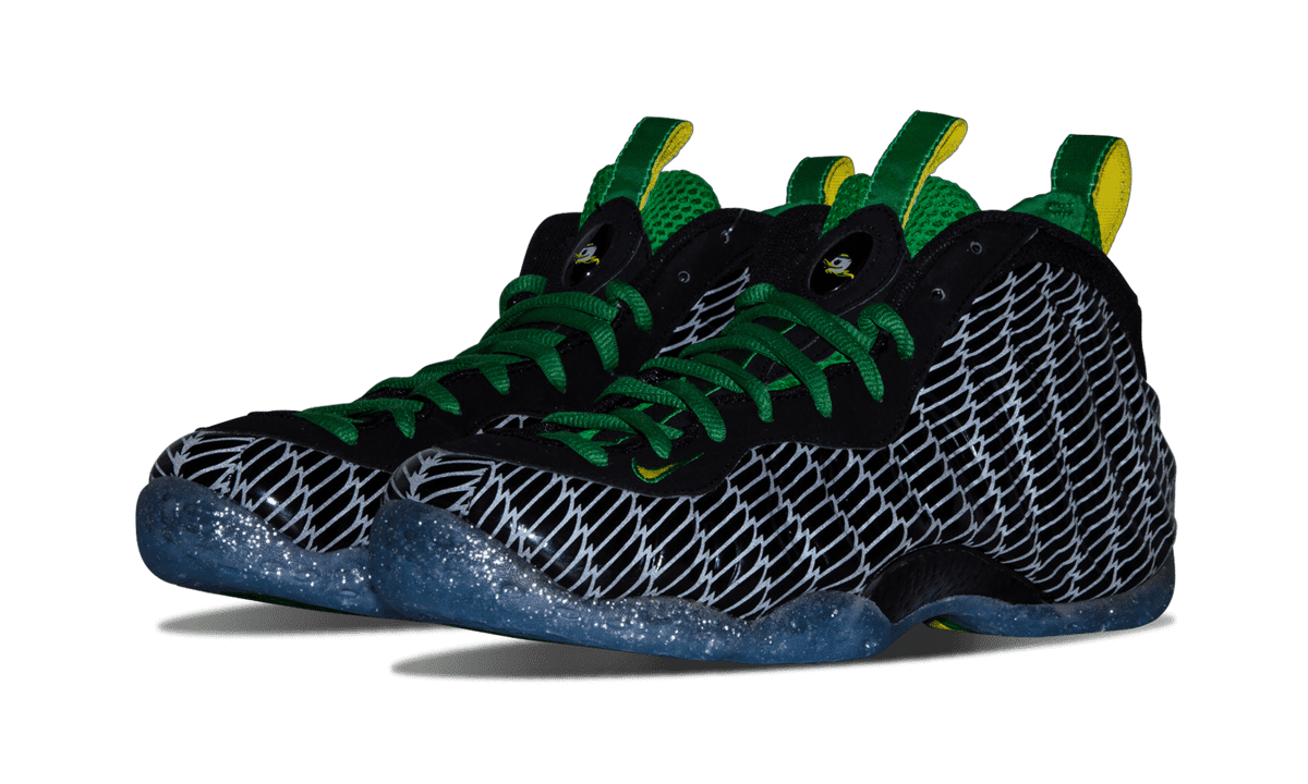 NIKE MENS Air Foamposite One PRM UO QS "Oregon Ducks" 652110 001 652110 001 from Stadium Goods