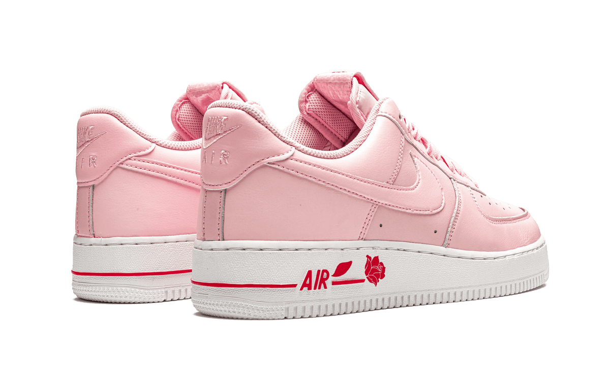 NIKE MENS Air Force 1 '07 LX "Thank You Plastic Bag - Pink Foam" CU6312 600 from Stadium Goods