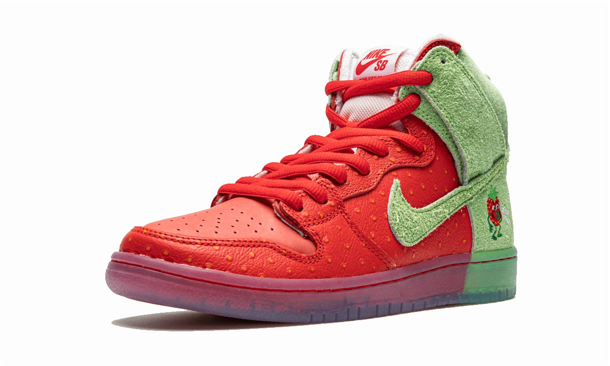 NIKE MENS SB Dunk High "Strawberry Cough" CW7093 600 from Stadium Goods