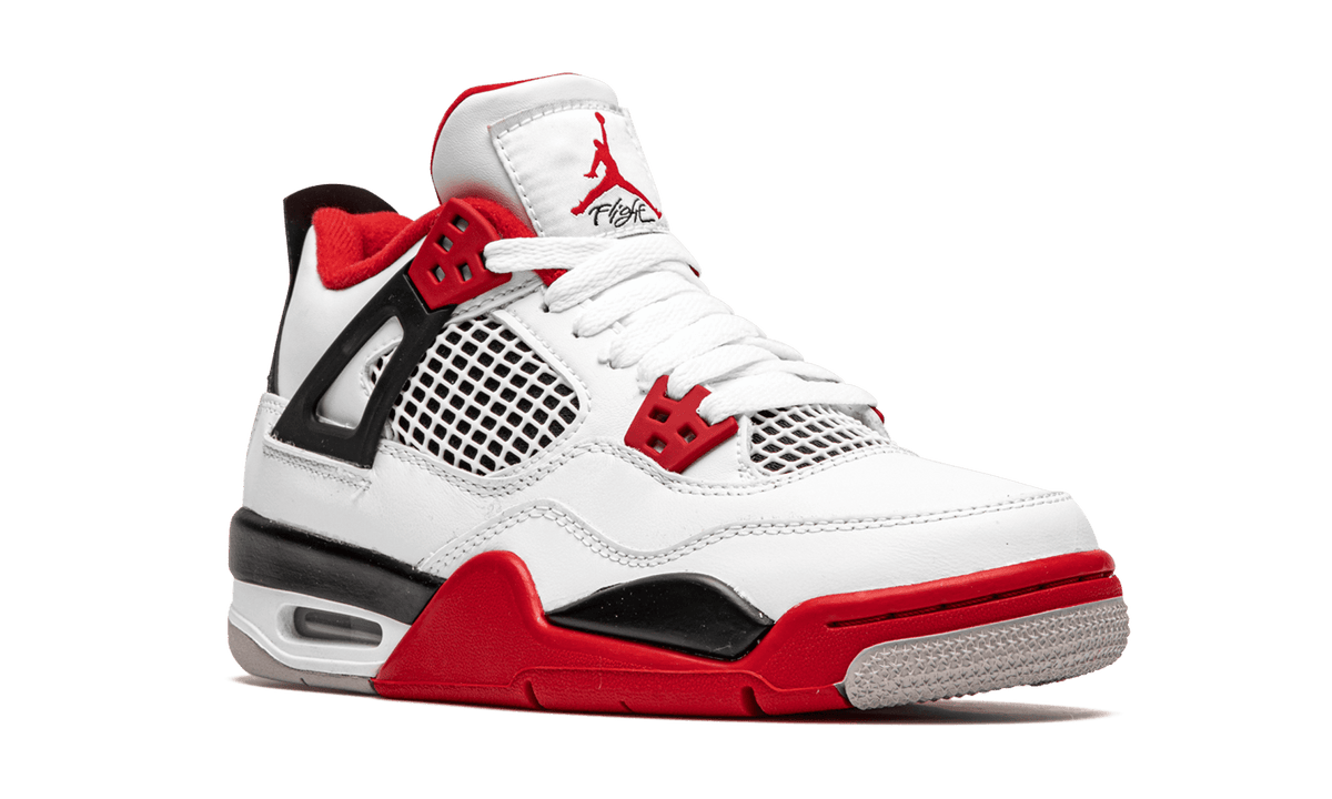Jordan GRADE SCHOOL Air Jordan 4 Retro GS "Fire Red" 408452 160 from Stadium Goods