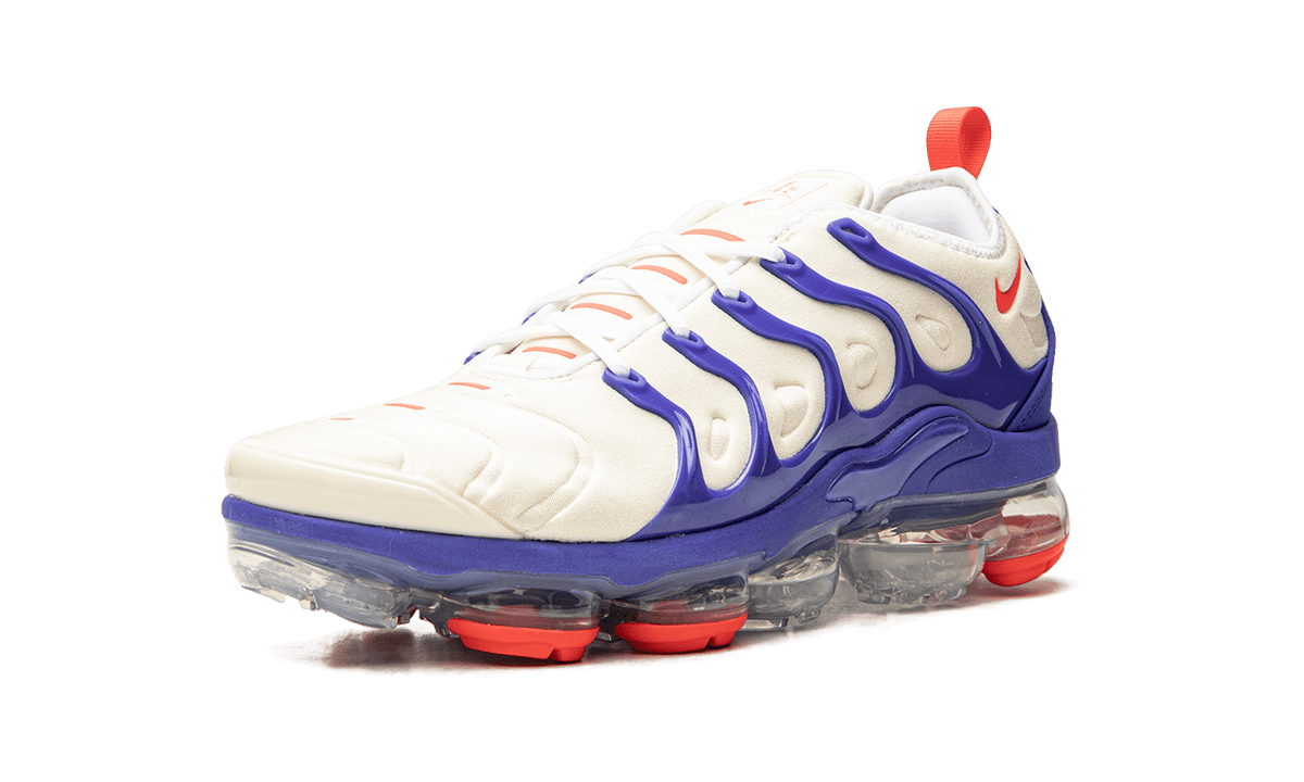 NIKE MENS Air Vapormax Plus "Coconut Milk / Hyper Royal" DM8317 100 from Stadium Goods