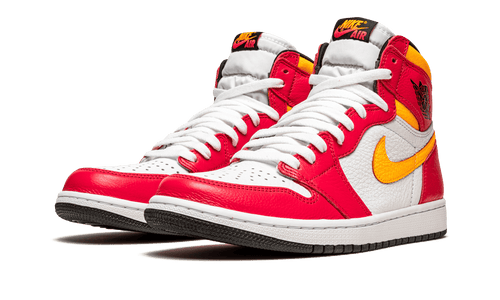 Jordan MENS Air Jordan 1 High OG "Light Fusion Red" 555088 603 from Stadium Goods