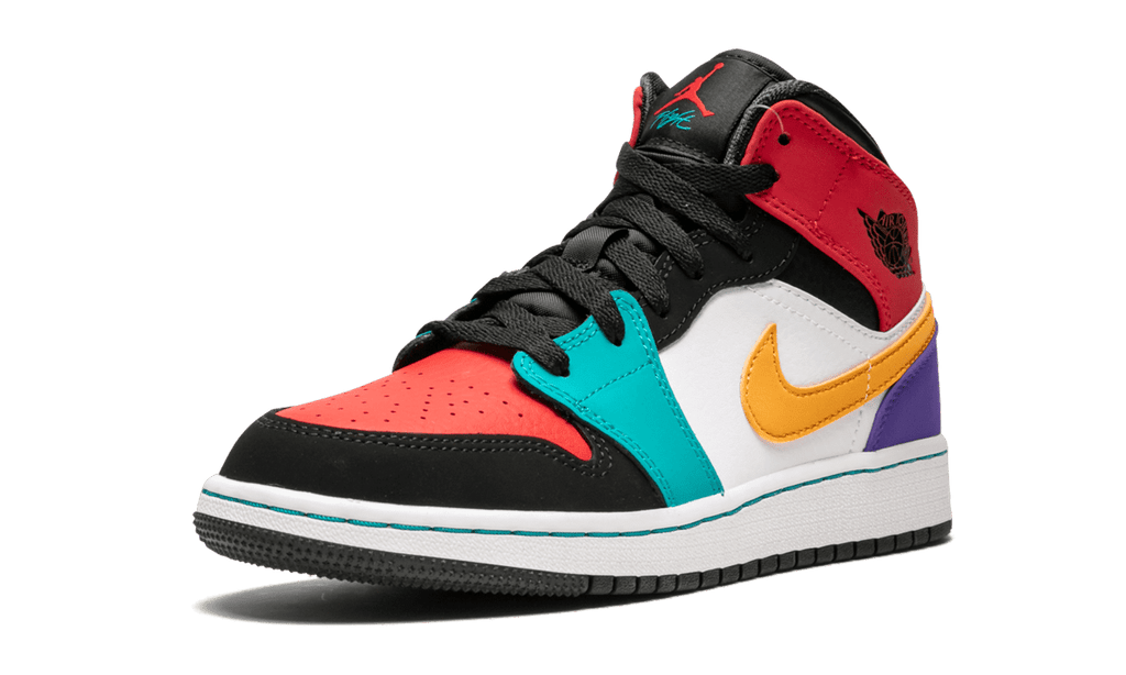 JORDAN GRADE SCHOOL Air Jordan 1 Mid GS "Multicolor" 554725 125 from Stadium Goods