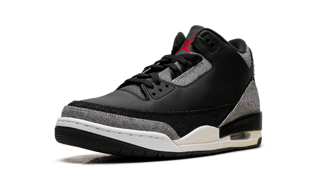 JORDAN MENS Air Jordan 3 "Levi's - Black Denim" IR0914 400 IR0914 400 from Stadium Goods